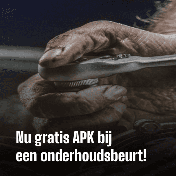 Nu gratis APK bij een onderhoudsbeurt!